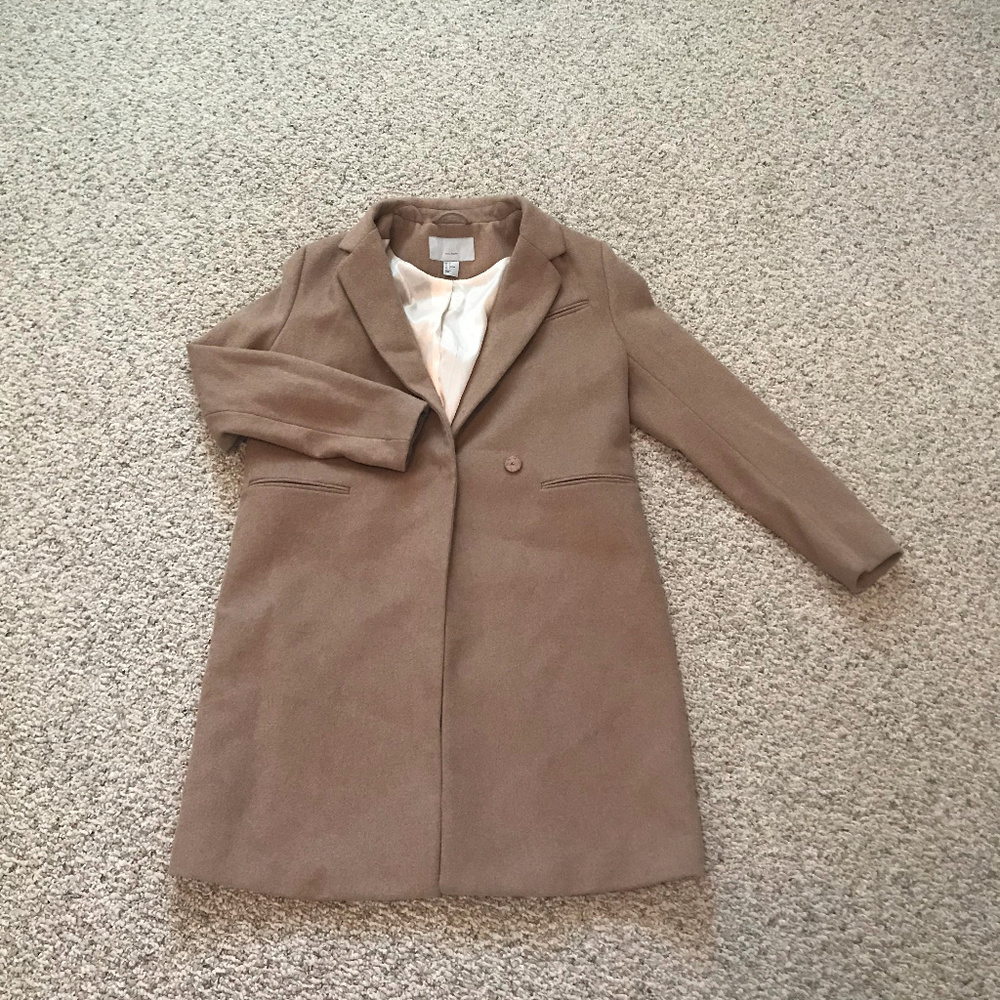 H&M Wool Blend Pea Coat